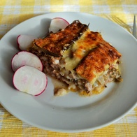 Lasagna cu vinete